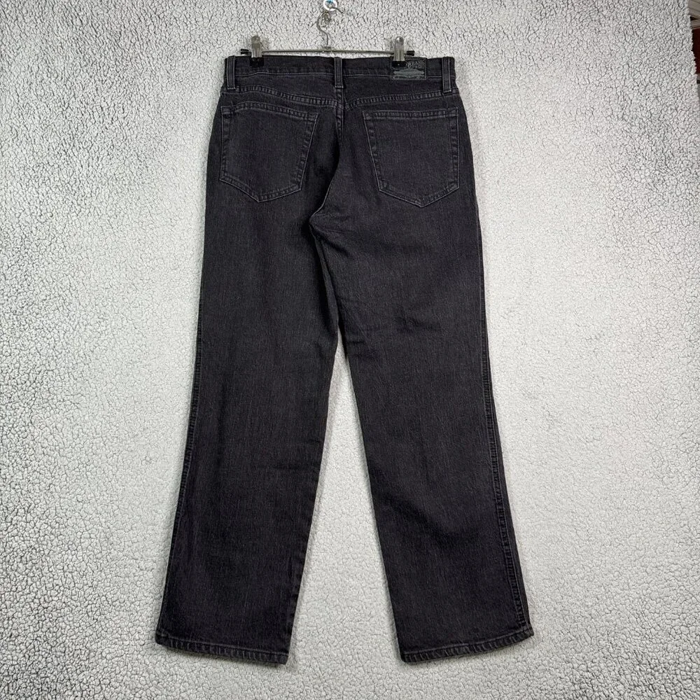 Lucky Brand Jeans Women Size 6/26 Washed Black Authentic Straight Crop Stretch